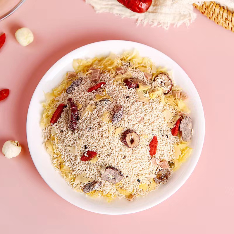 木糖醇紅棗堅(jiān)果銀耳蓮子羹OEM代加工