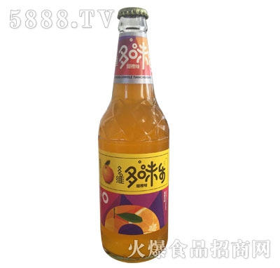 多味樂甜橙味碳酸飲料（玻璃瓶汽水）OEM代加工
