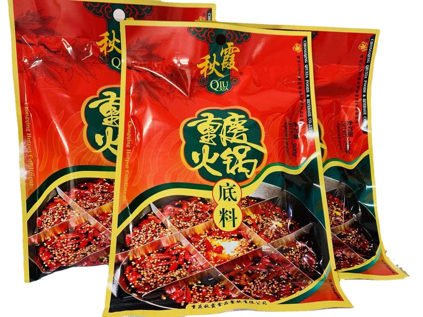 批發 秋霞正宗重慶火鍋底料150g300g袋裝家用麻辣燙串串四川特產OEM代加工