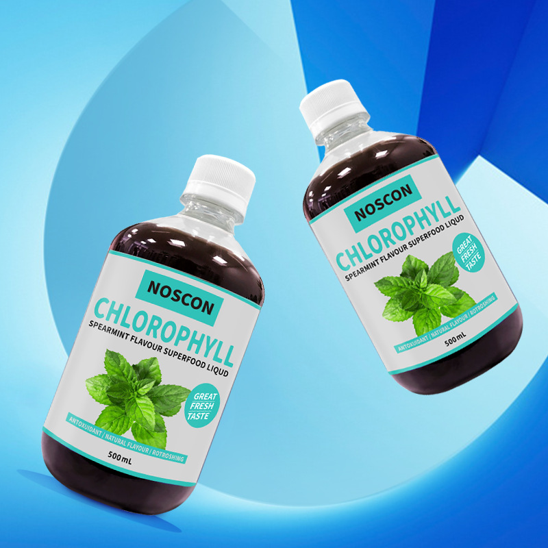500ml葉綠素薄荷味口服液葉綠素果汁膳食纖維青汁飲料OEM代加工
