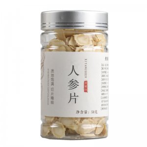 人參片切片 泡酒料 花旗參50克瓶裝 西洋參 抖音熱賣品批發代發