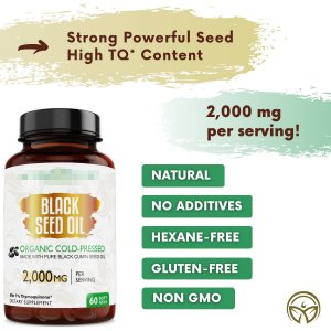 Black Seed oil有機黑籽油膠囊非Mother Nature貼 牌O EM美國跨境