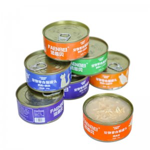 貓罐頭純雞肉絲零食罐OEM代加工