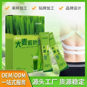 大麥若葉青汁粉代工廠家 大麥苗膳食纖維大麥若葉青汁固體飲料批發