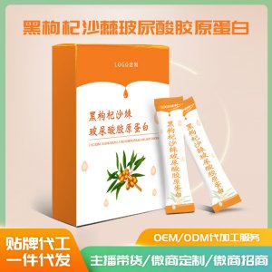 黑枸杞沙棘玻尿酸膠原蛋白飲廠家批發 膠原蛋白粉支持定制代加工一件代發