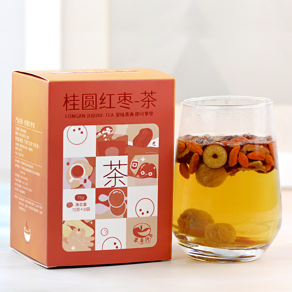 草粵行桂圓紅棗枸杞代用茶OEM代加工