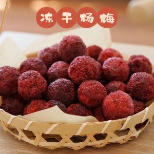 FD凍干楊梅干 加糖楊梅脆500g散裝水果干健康零食 散裝批發水果茶