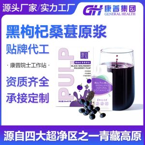 青海野生黑枸杞桑葚原漿 代加工復配飲品貼牌 異型袋瓶裝OEM ODM