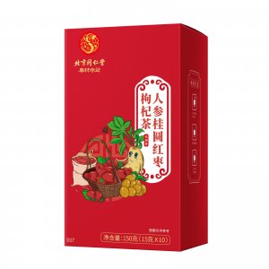 北京同仁堂人參桂圓紅棗枸杞茶OEM代加工