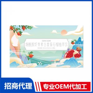 煙酰胺蝦青素白番茄石榴植萃飲代加工 飲品貼牌定制源頭工廠