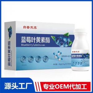 藍莓葉黃素酯壓片糖果 OEM/ODM貼牌代加工批發(fā)定制