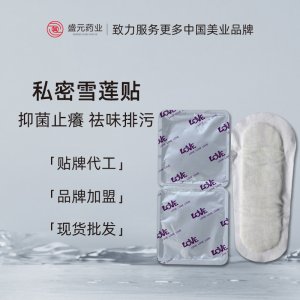 私密護墊雪蓮貼批發(fā)女性私密護理廠家私處祛異味私護草本雪蓮貼