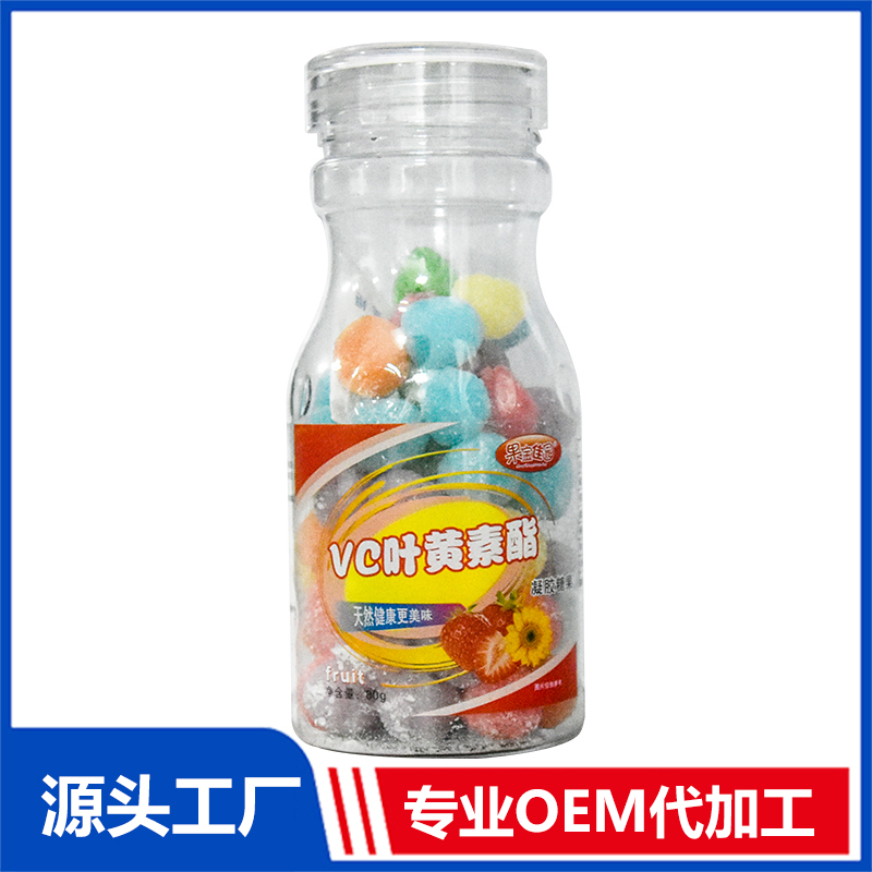 VC葉黃素酯凝膠糖果OEM/ODM貼牌代工源頭工廠