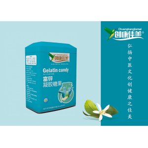 富鋅凝膠糖果 豎版鐵盒裝OEM/ODM貼牌代加工批發定制
